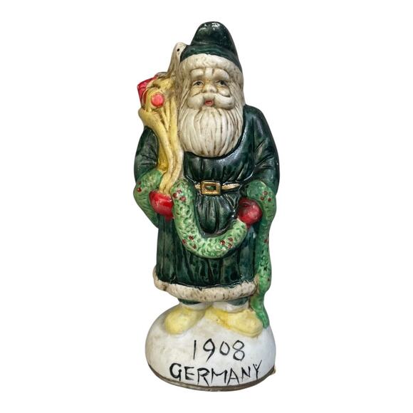 Vintage Santa’s From Around The World 1908 Germany Ceramic Santa Figurine - Picture 1 of 5